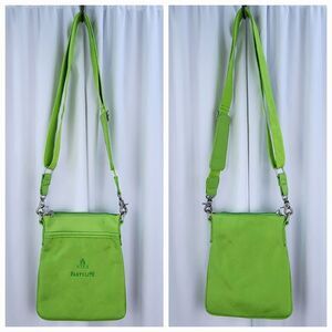 💜PartyLite Lime Green Adjustable Crossbody Bag